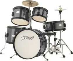 Junior drum kit Stagg TIM Junior 5/16 - 5 shells - Black