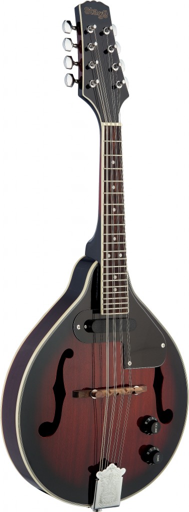 Stagg M50e - Red Burst - Mandolin - Variation 1