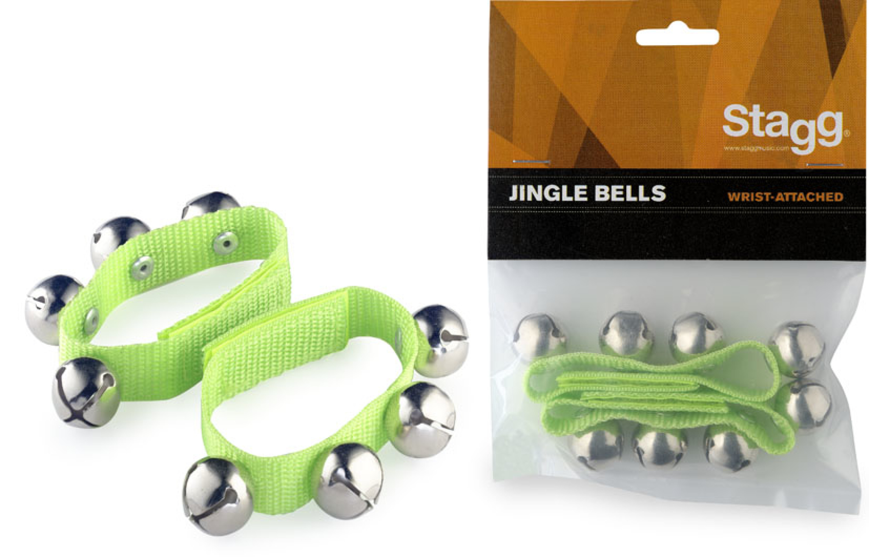 Stagg SWRB4 Jingle Bells Green Shake percussion