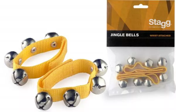 Shake percussion Stagg SWRB4 Jingle Bells - Yellow