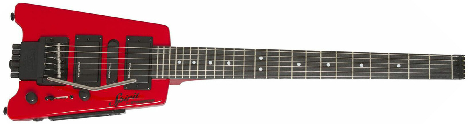 Steinberger Gt-pro Deluxe Outfit Hsh Trem Rw +housse - Hot Rod Red - Travel & mini electric guitar - Main picture