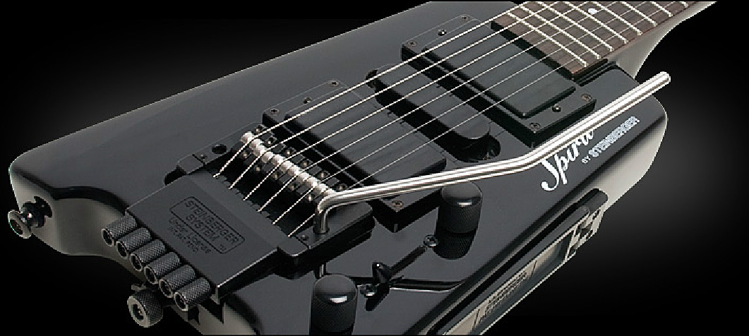 Steinberger Gt-pro Deluxe Outfit Lh Gaucher Hsh Trem Rw +housse - Black - Left-handed electric guitar - Variation 1