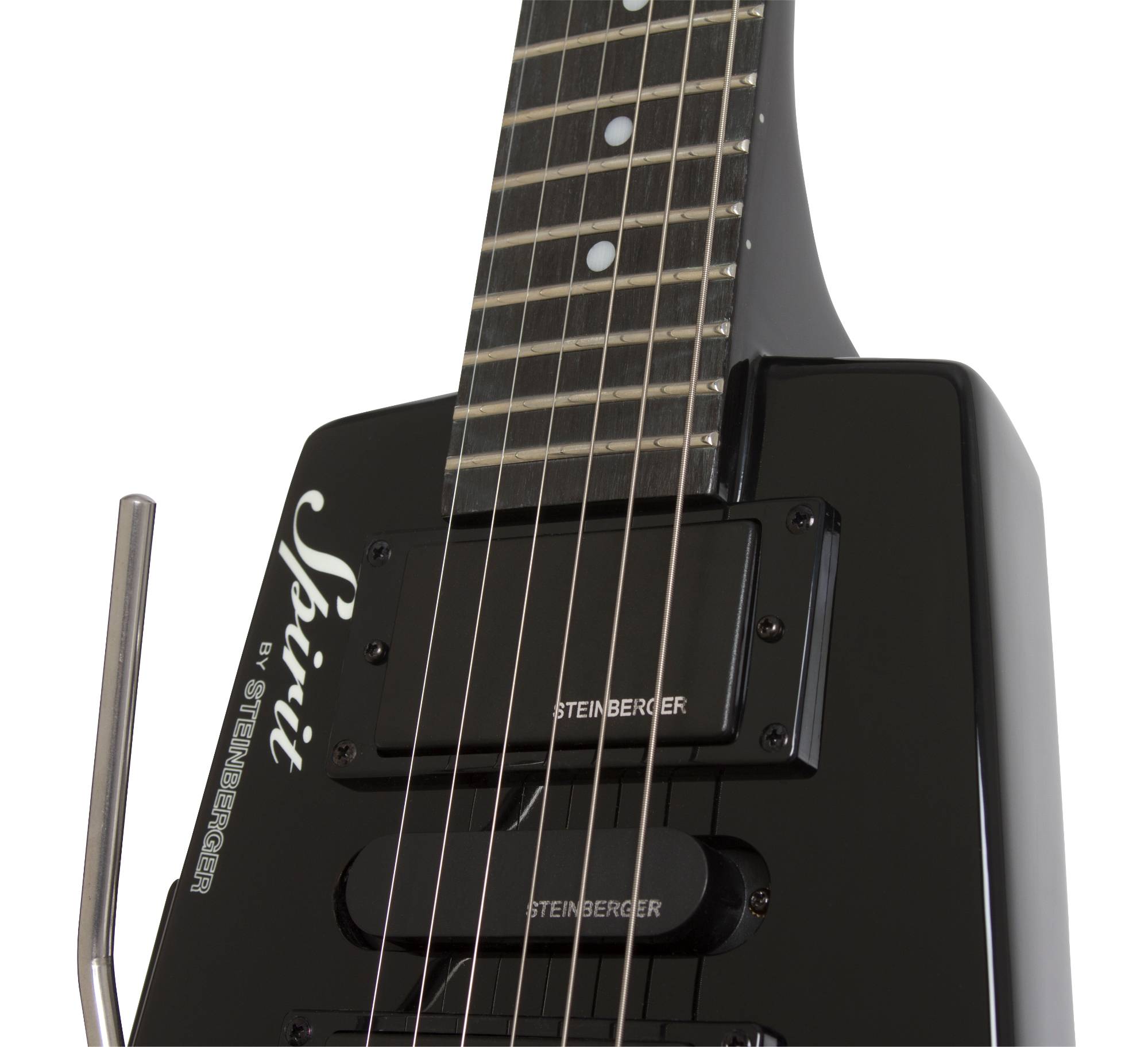 Steinberger Gt-pro Deluxe Outfit Lh Gaucher Hsh Trem Rw +housse - Black - Left-handed electric guitar - Variation 4