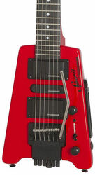 Travel & mini electric guitar Steinberger GT-PRO Deluxe Outfit +Bag - Hot rod red