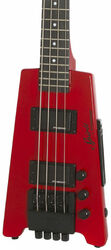 Travel electric bass Steinberger XT-2 Standard Bass +Bag - Hot rod red