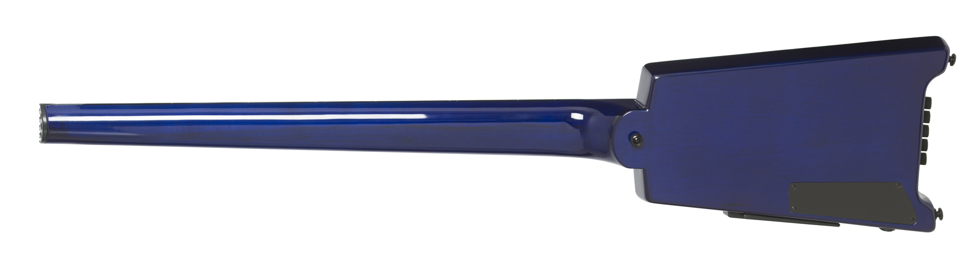 Steinberger Xt-25 Quilt Top Standard Bass Outfit Hh Rw +housse - Trans Blue - Travel electric bass - Variation 1