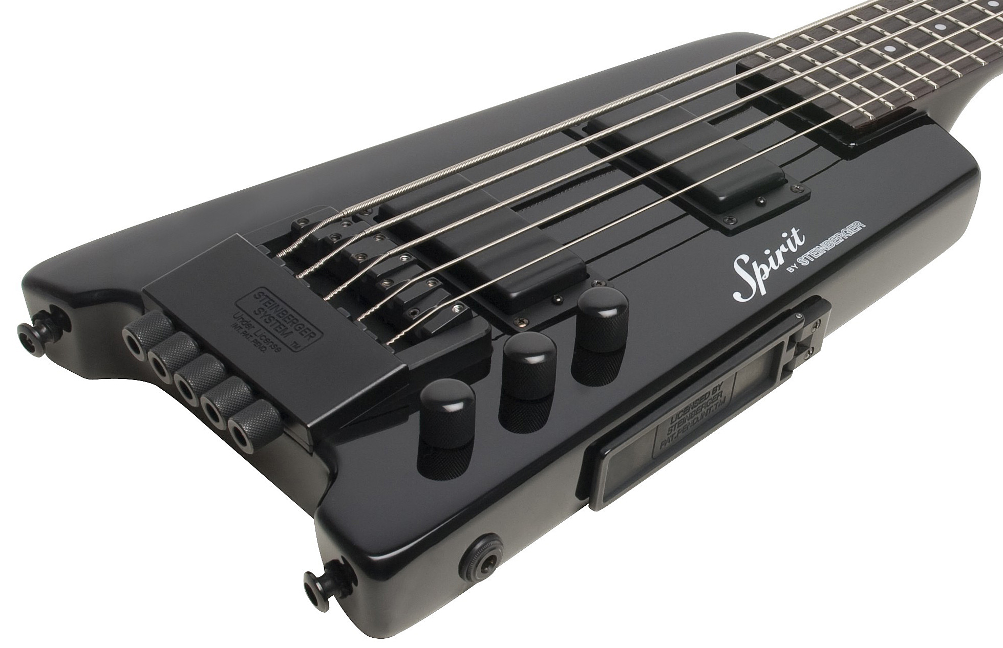 Steinberger Xt-25 Standard Bass Outfit 5c Rw +housse - Black - Travel electric bass - Variation 3