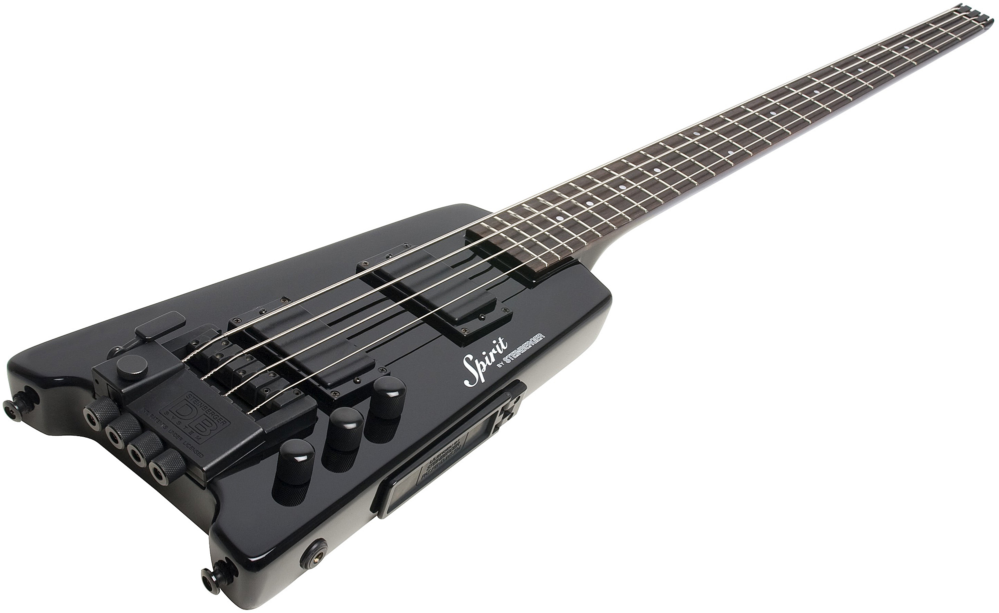 Steinberger Xt-2db Spirit Db Tuner - Black - Travel electric bass - Variation 1