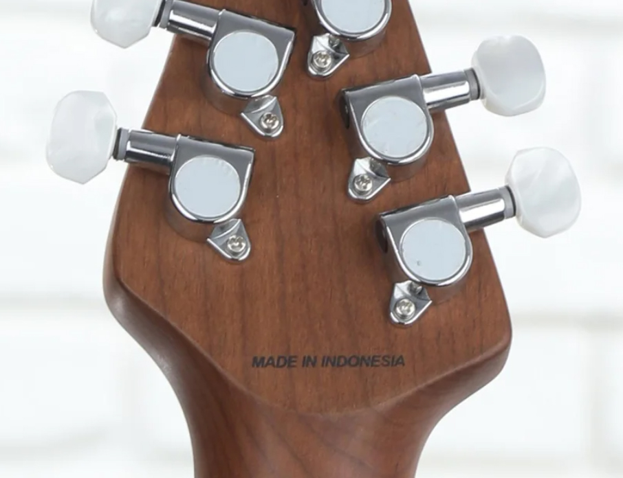 Sterling By Musicman Albert Lee P90 Al40p Signature 2p90 Trem Rw - Sherwood Green - Signature electric guitar - Variation 4