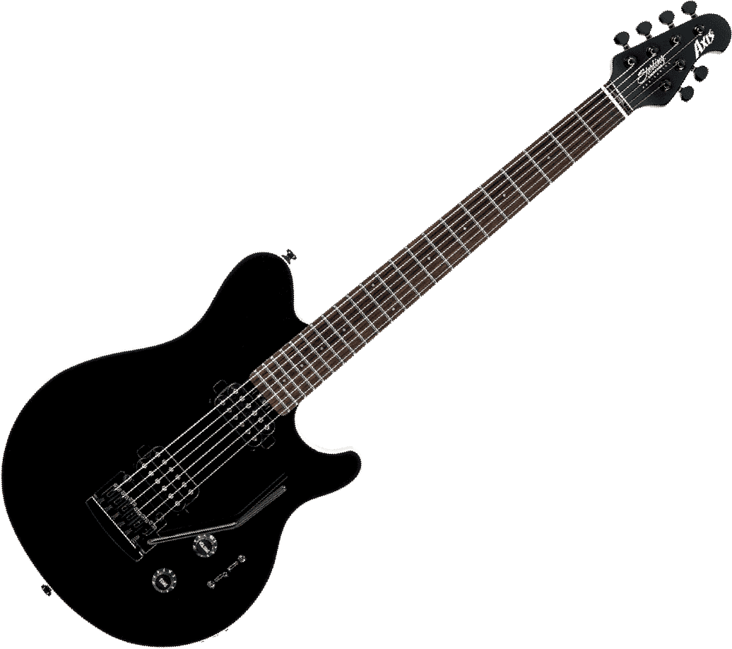 Sterling By Musicman Axis Ax3s Hh Trem Jat - Black - Single cut electric guitar - Variation 1
