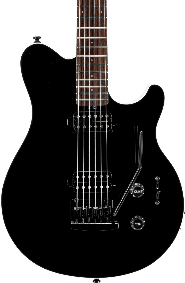 Sterling By Musicman Axis Ax3s Hh Trem Jat - Black - Single cut electric guitar - Variation 2