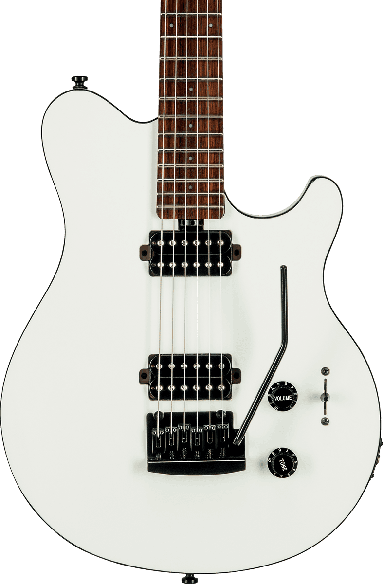 Sterling by musicman Axis AX3S - white Single cut electric