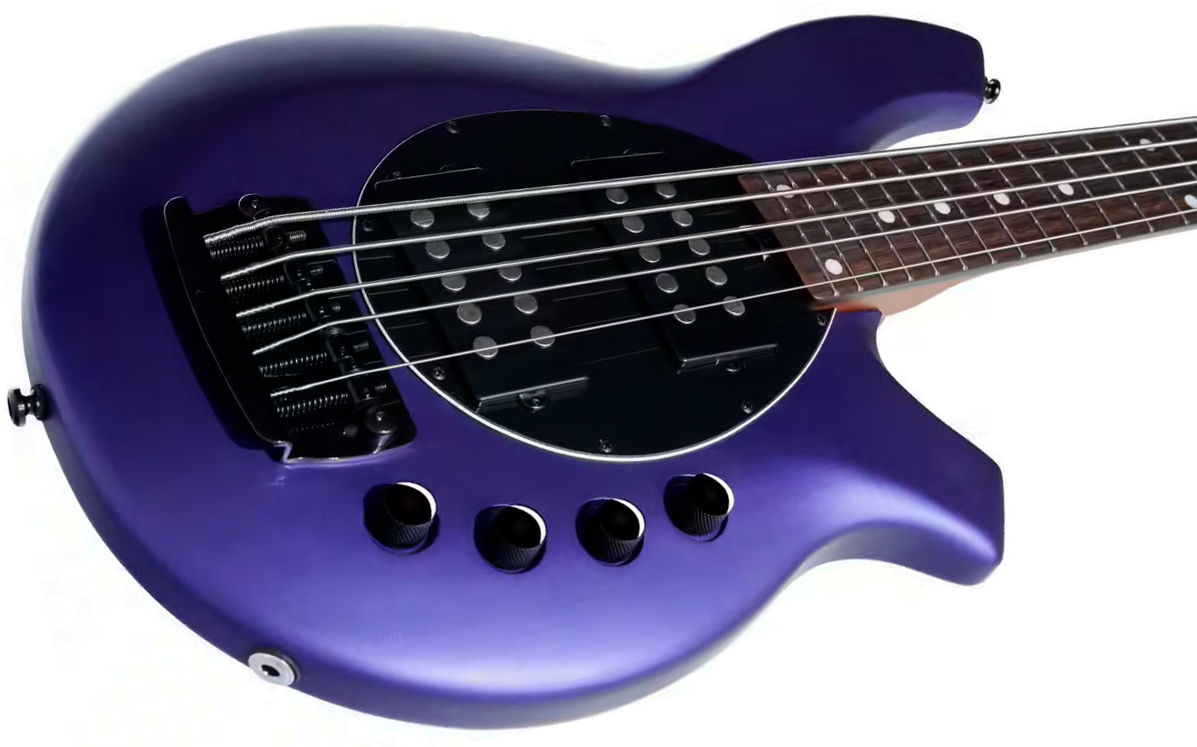 Sterling By Musicman Bongo 5c Active Rw - Firemist Purple Satin - Solid body electric bass - Variation 2