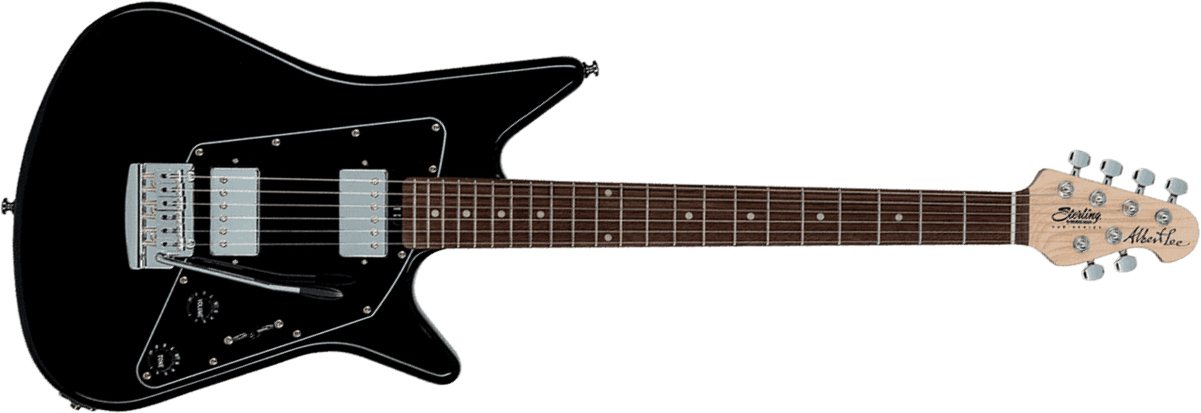 Sterling By Musicman Albert Lee Al40 - Black - Str shape electric guitar - Main picture