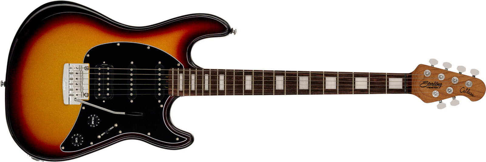 Sterling By Musicman Cutlass Plus Ct50xhss Hss Trem Rw - Showtime - Str shape electric guitar - Main picture