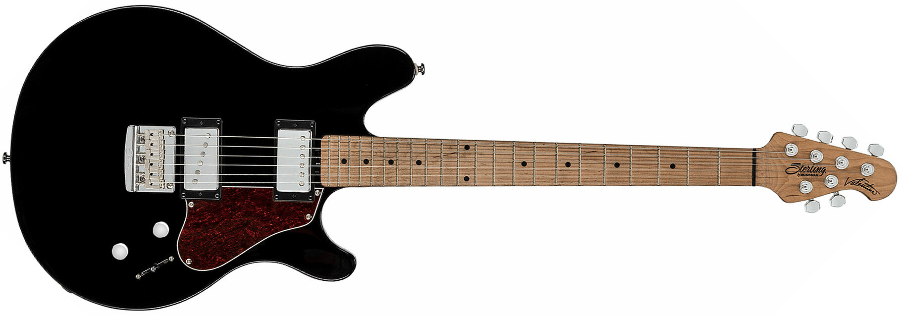 Sterling By Musicman James Valentine Jv60 Signature Hh Ht Mn - Black - Signature electric guitar - Main picture