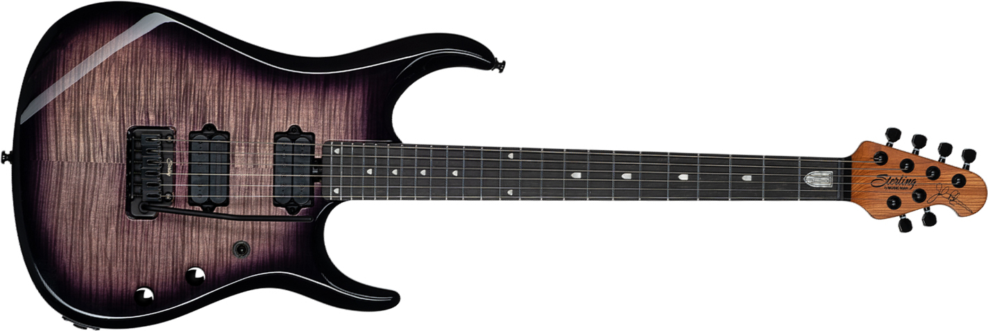 Sterling By Musicman John Petrucci Jp150dfm Dimarzio Signature 2h Trem Eb - Eminence Purple - Signature electric guitar - Main picture