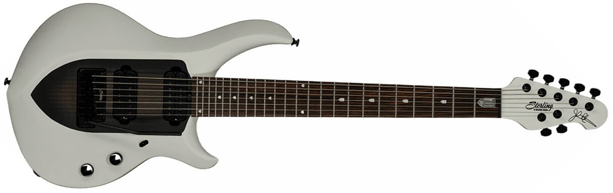 Sterling By Musicman John Petrucci Majesty Maj170 Signature 7c  2h Trem Rw - Chalk Grey - Signature electric guitar - Main picture