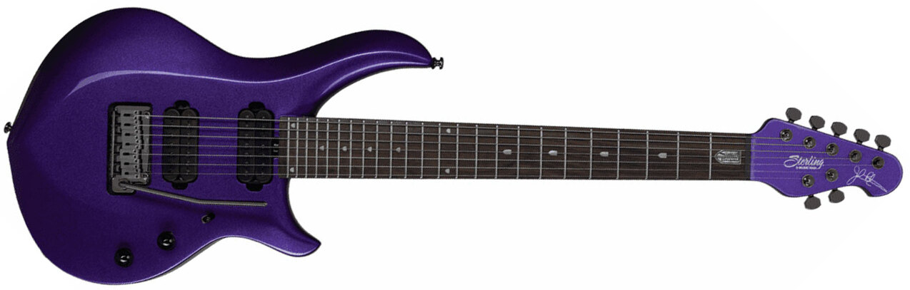 Sterling By Musicman John Petrucci Majesty X Maj170x Signature Hh Trem Rw - Purple Metallic - 7 string electric guitar - Main picture