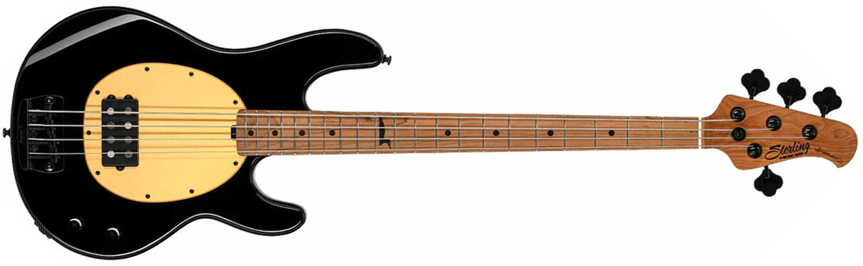 Sterling By Musicman Pete Wentz Stingray Signature 4c 1h Mn - Black - Solid body electric bass - Main picture