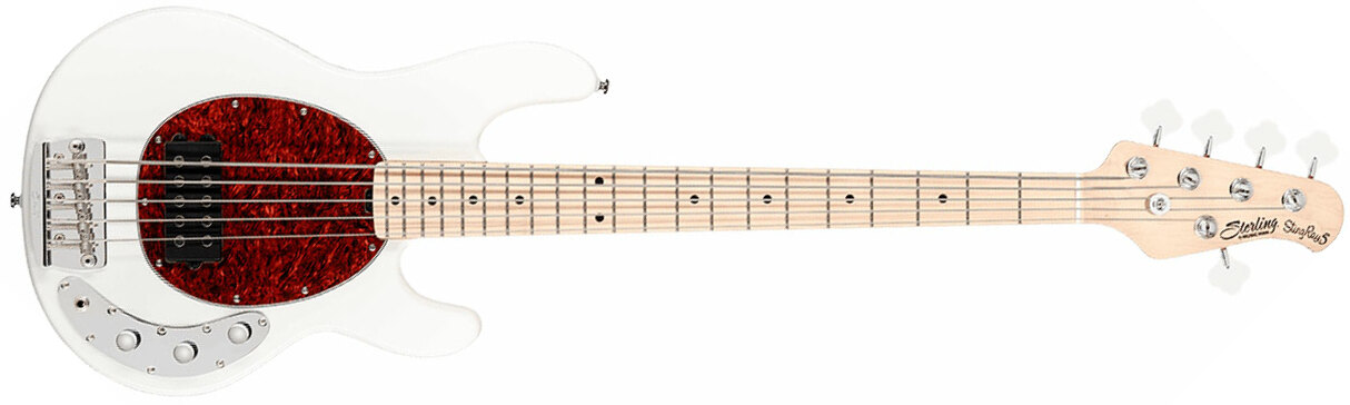Sterling By Musicman Stingray Classic Ray25ca 5c Active 1h Mn - Olympic White - Solid body electric bass - Main picture