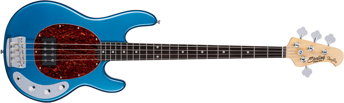 Sterling By Musicman Stingray Ray24ca Active Rw - Toluca Lake Blue - Solid body electric bass - Main picture