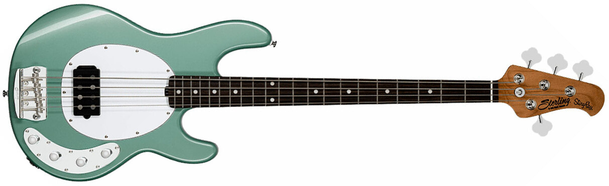 Sterling By Musicman Stingray Ray34 1h Active Rw - Dorado Green - Solid body electric bass - Main picture