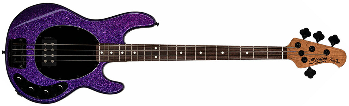 Sterling By Musicman Stingray Ray34 H Active Rw - Purple Sparkle - Solid body electric bass - Main picture