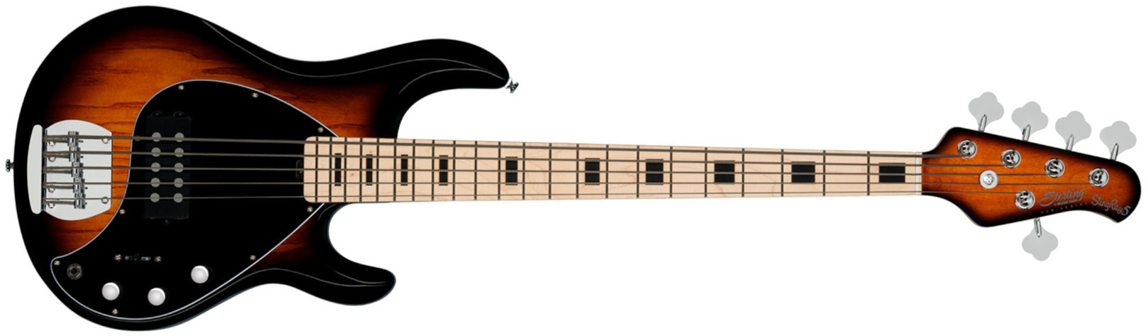 Sterling By Musicman Stingray4 5-cordes 1h Mn - Vintage Sunburst - Solid body electric bass - Main picture