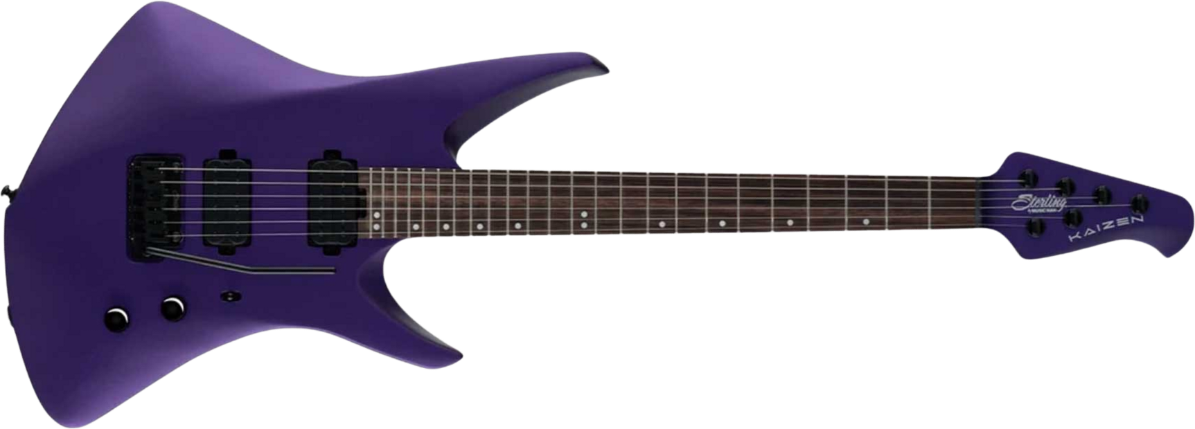 Sterling By Musicman Tosin Abasi Kaizen 6c Signature Multiscale 2h Trem Rw - Firemist Purple Satin - Signature electric guitar - Main picture
