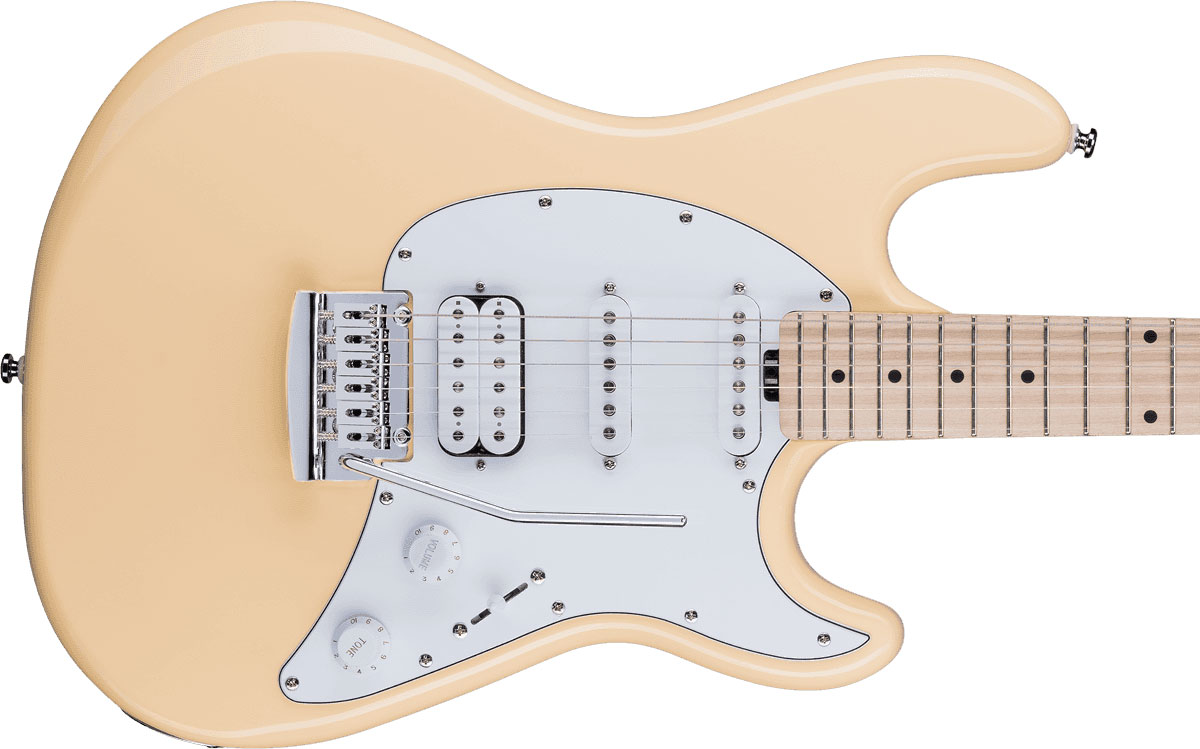 Sterling By Musicman Cutlass Ct30 Hss Trem Mn - Vintage Cream - Str shape electric guitar - Variation 2