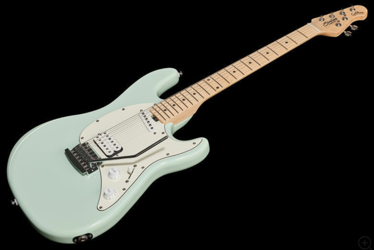 Sterling By Musicman Cutlass Short Scale Ctss30hs Trem Mn Mn - Mint Green - Travel & mini electric guitar - Variation 2