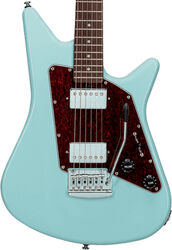 Signature electric guitar Sterling by musicman Albert Lee AL40 - Daphne blue