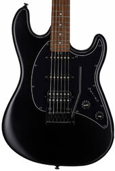 Str shape electric guitar Sterling by musicman Cutlass CT30HSS - Stealth black