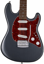 Str shape electric guitar Sterling by musicman Cutlass CT30SSS (RW) - Charcoal frost