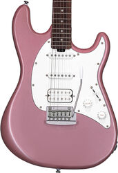 Str shape electric guitar Sterling by musicman Cutlass CT50HSS (RW) - Rose gold