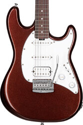 Str shape electric guitar Sterling by musicman Cutlass CT50HSS (RW) - Dropped copper