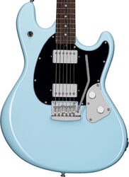Str shape electric guitar Sterling by musicman Stingray Guitar SR30 - Daphne blue