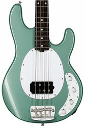 Solid body electric bass Sterling by musicman Stingray Ray34 (RW) - Dorado Green