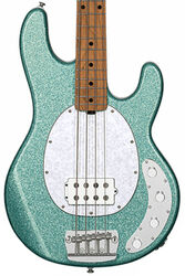 Solid body electric bass Sterling by musicman Stingray Ray34 (MN) - Seafoam sparkle