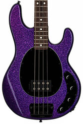 Solid body electric bass Sterling by musicman Stingray Ray34 (RW) - Purple sparkle