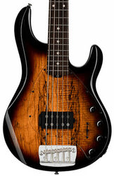 Solid body electric bass Sterling by musicman Stingray Ray35SM 5-String (RW) - 3 tone sunburst