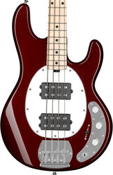Solid body electric bass Sterling by musicman Stingray Ray4HH (MN) - Candy apple red