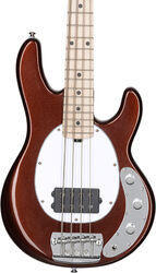 Electric bass for kids Sterling by musicman Stingray Short Scale RaySS4 (MN) - Dropped copper