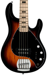 Solid body electric bass Sterling by musicman StingRay 5 Sub Series - vintage sunburst