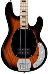 Solid body electric bass Sterling by musicman StingRay 4 Sub Series - vintage sunburst