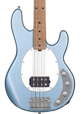 Solid body electric bass Sterling by musicman Stingray Ray34 (MN) - Firemist silver