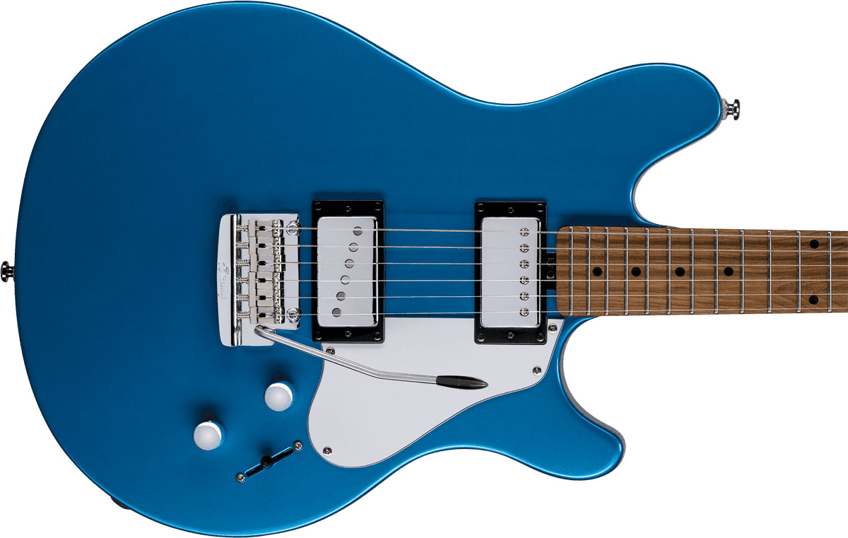 Sterling By Musicman James Valentine Tremolo Jv60t Signature Hh Mn - Toluca Lake Blue - Str shape electric guitar - Variation 2