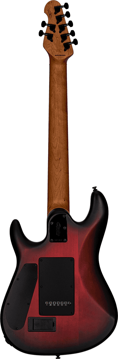 Sterling By Musicman Jason Richardson Cutlass 7c 2h Trem Rw - Dark Scarlet Burst Satin - 7 string electric guitar - Variation 1