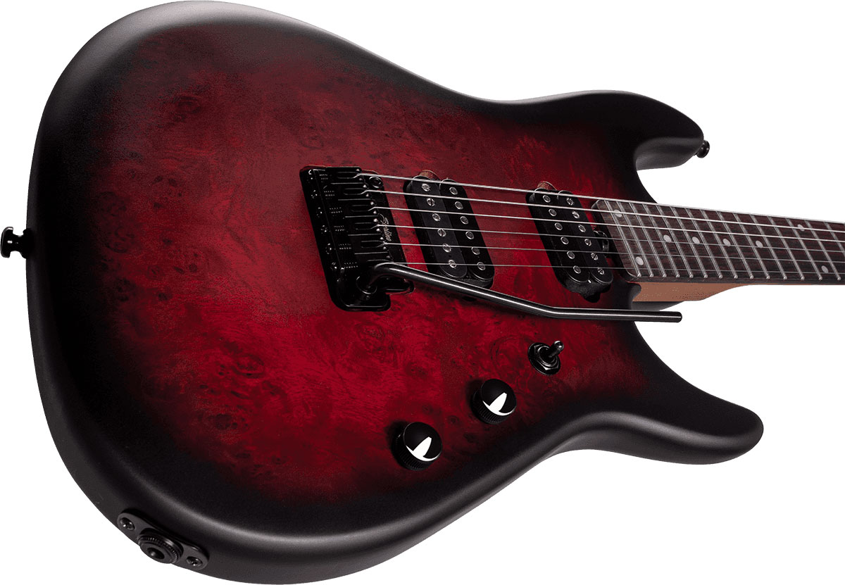 Sterling By Musicman Jason Richardson6 Cutlass Signature 2h Trem Rw - Dark Scarlet Burst Satin - Str shape electric guitar - Variation 2